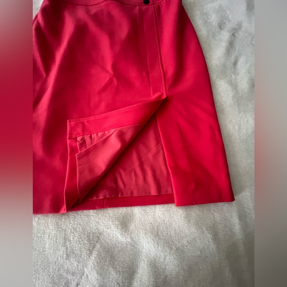 Ann Taylor Vibrant Red Pencil Skirt - Picture 2 of 13